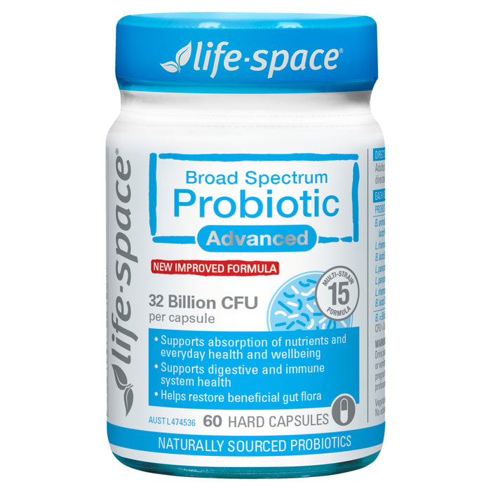 Life Space Broad Spectrum  Probiotic Advanced 60 Capsules