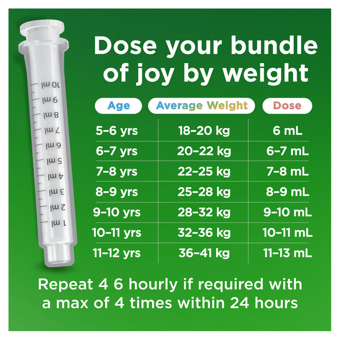 Panadol Children's 5-12 Years Orange 200ml