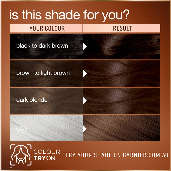 Garnier Good Hair Colour 4.0 Cacao Brown