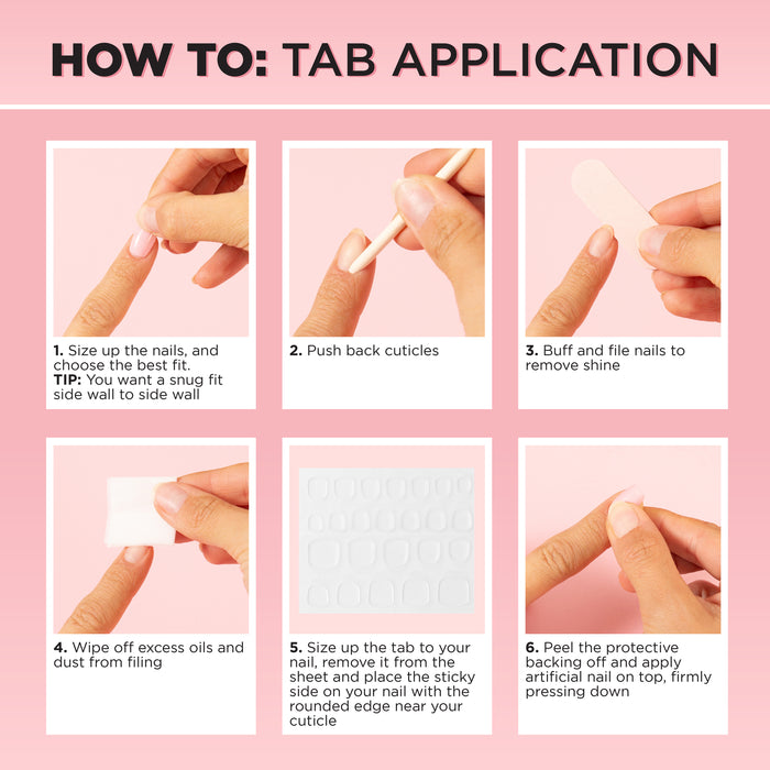 Glam By Manicare 428 French Pink Medium Square Kit