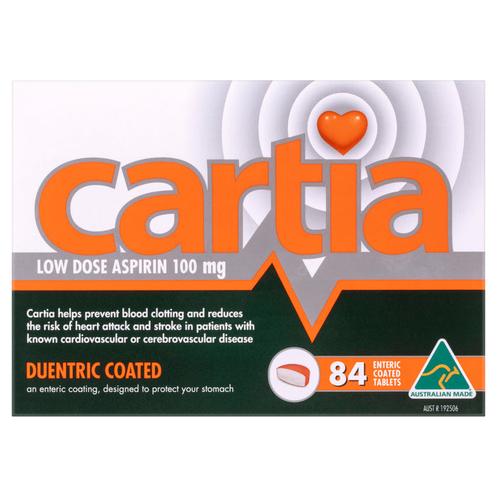 Cartia 100mg Tablet 84.