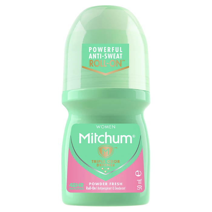 Mitchum For Women Anti-Persirant Deodorant Roll On Powder Fresh 50ml.