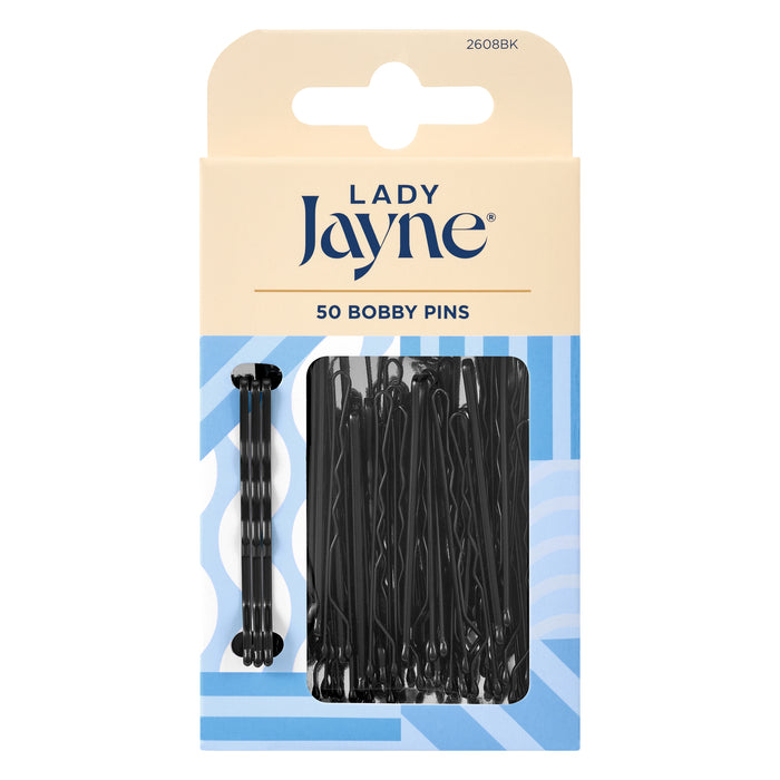 Lady Jayne Bobby Pins Black 4.5 cm Pk50.