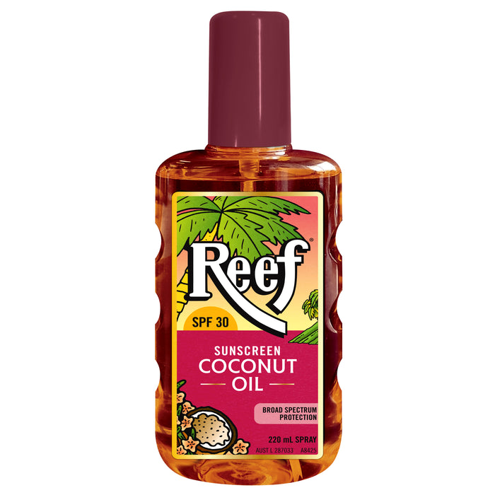 Reef Coconut Oil Moisturising Oil Spray SPF30+ 220ml.