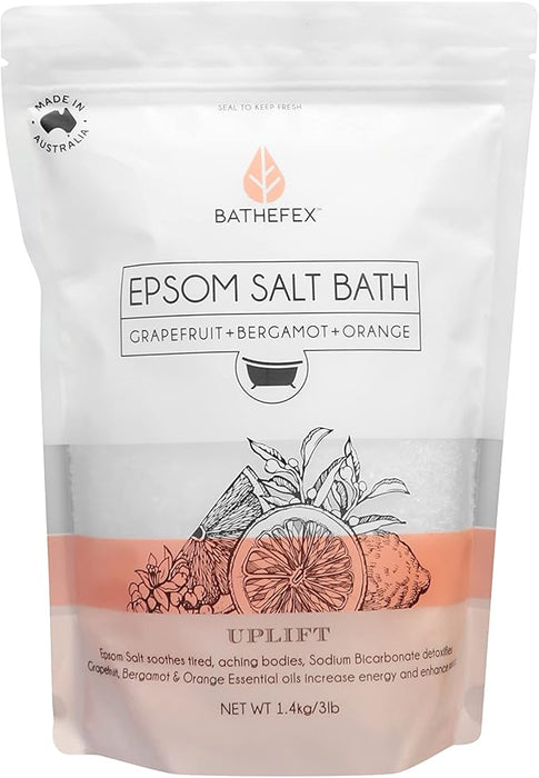 Bathefex Epsom Salt Grapefruit, Bergamot and Orange 1.4kg