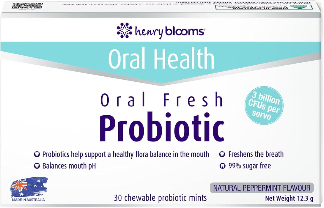 Henry Blooms Oral Fresh Probiotic 30