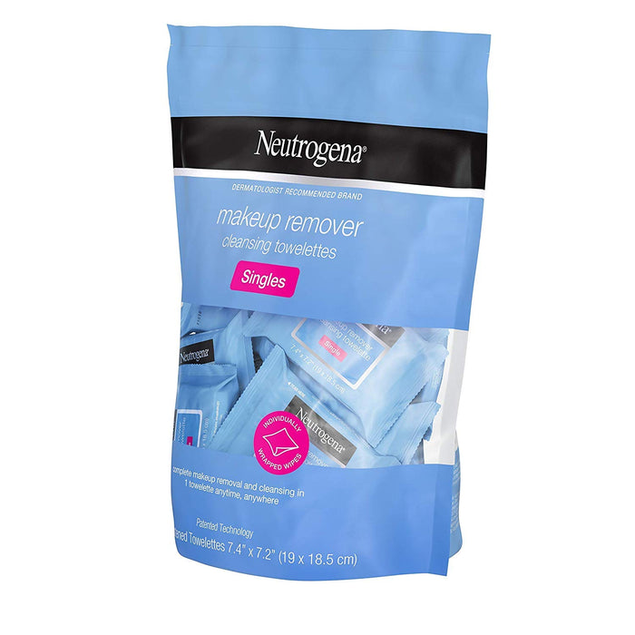 Neutrogena Makeup Remover Cleansing Towelettes 20 Single Pks