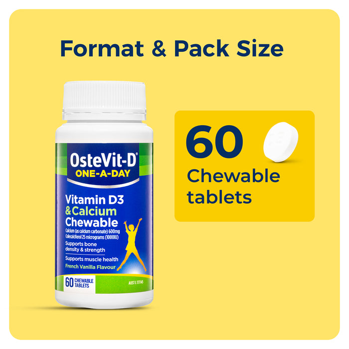 Ostevit-D Plus Calcium One A Day 60 Tablets
