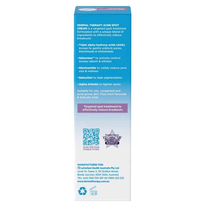 Dermal Therapy Acne Spot Cream 30g