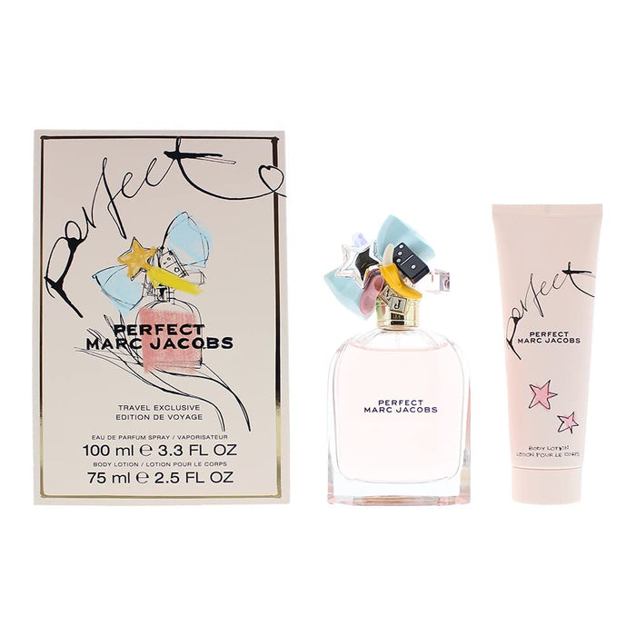 Marc Jacobs Perfect 2 Piece Gift Set 100ml EDP & 75ml Body Lotion