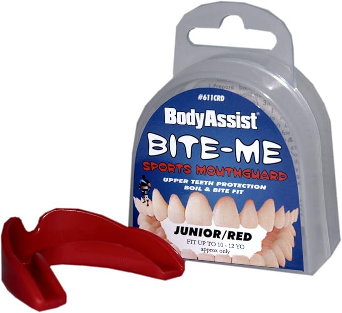 Body Assist Bite Me Sports Mouthguards Senior Red