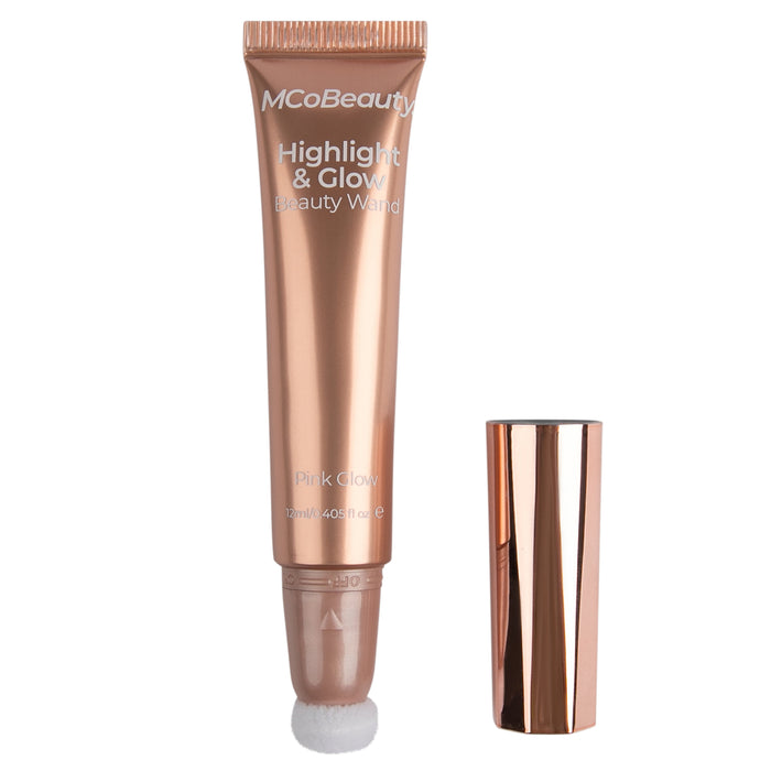 MCo Beauty Highlight & Glow Beauty Wand Pink Glow