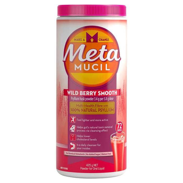 Metamucil Wild Berry 72 Doses 425g.