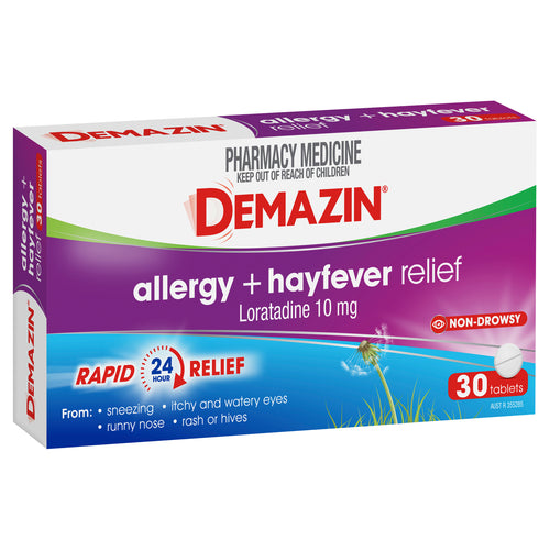 Demazin Allergy + Hayfever 30 Tablets
