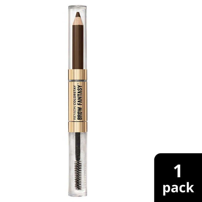 Revlon Colorstay Brow Fantasy Pencil & Gel Medium Brown