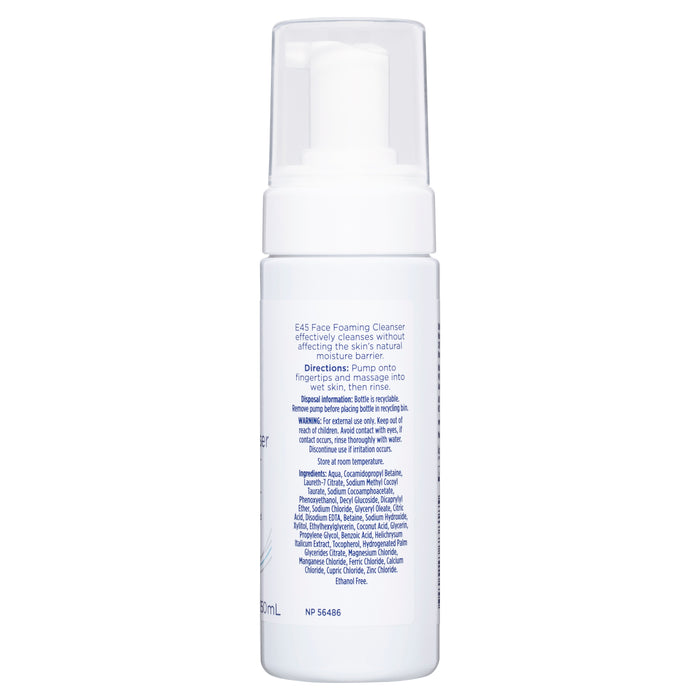 E45 Face Foaming Face Cleanser 150ml.