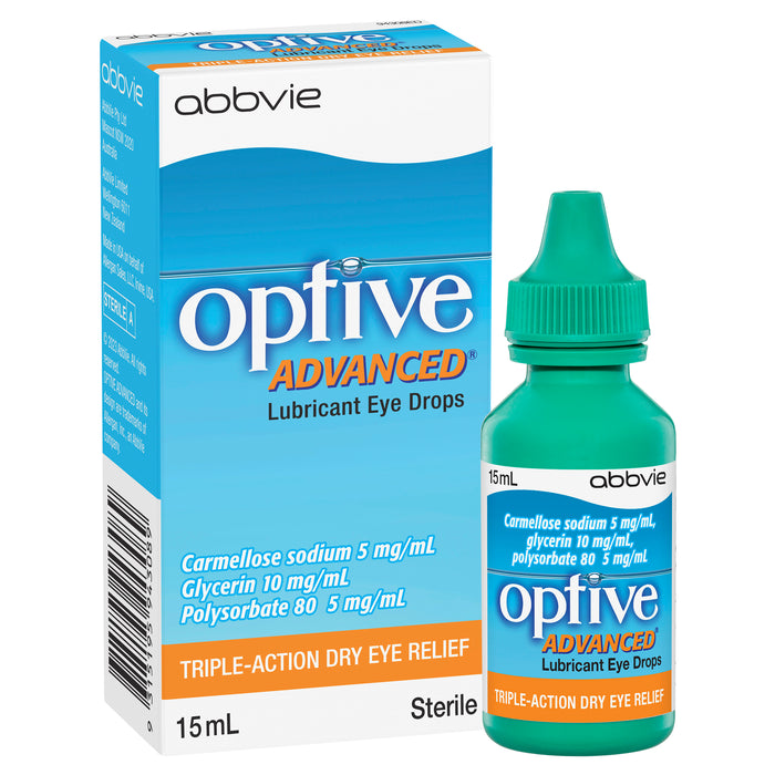 Optive Advanced Eye Drops 15ml
