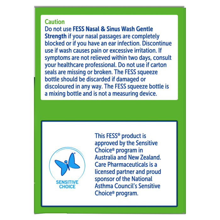 Fess Nasal & Sinus Wash Gentle Refill 50