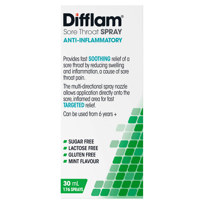 Difflam Sore Throat Spray 30mL.