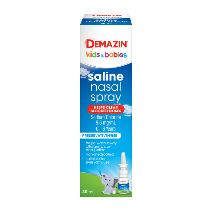 Demazin Kids & Babies Saline Nasal Spray 30ml