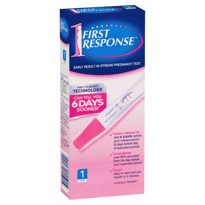 First Response Instream Pregnancy Test 1 Test.