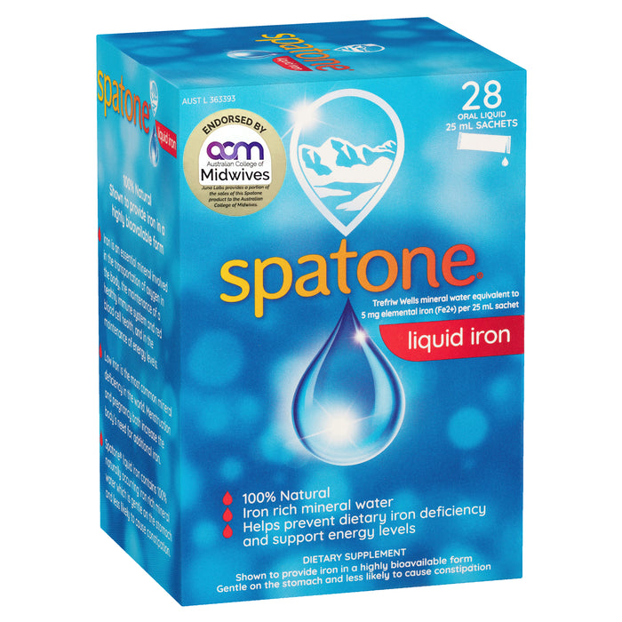 Spatone Liquid Iron Supplement Sachets 28x25ml