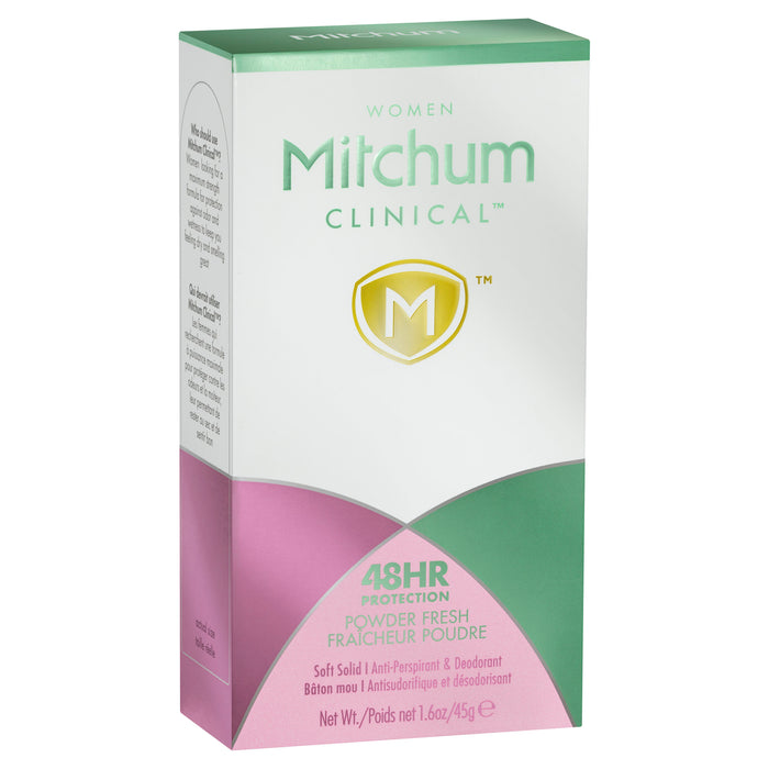 Mitchum Clinical For Women Deodorant Powder Fresh 45g