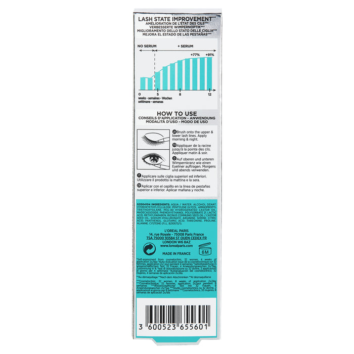 L'Oreal Paradise Lash Booster Serum Carded