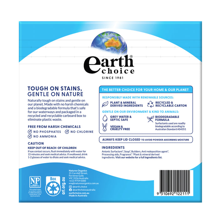 Earth Choice Laundry Powder 1KG