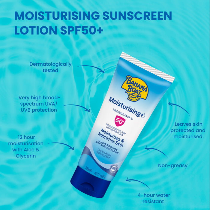 Banana Boat Moisturising Sunscreen Lotion SPF50+ 200g