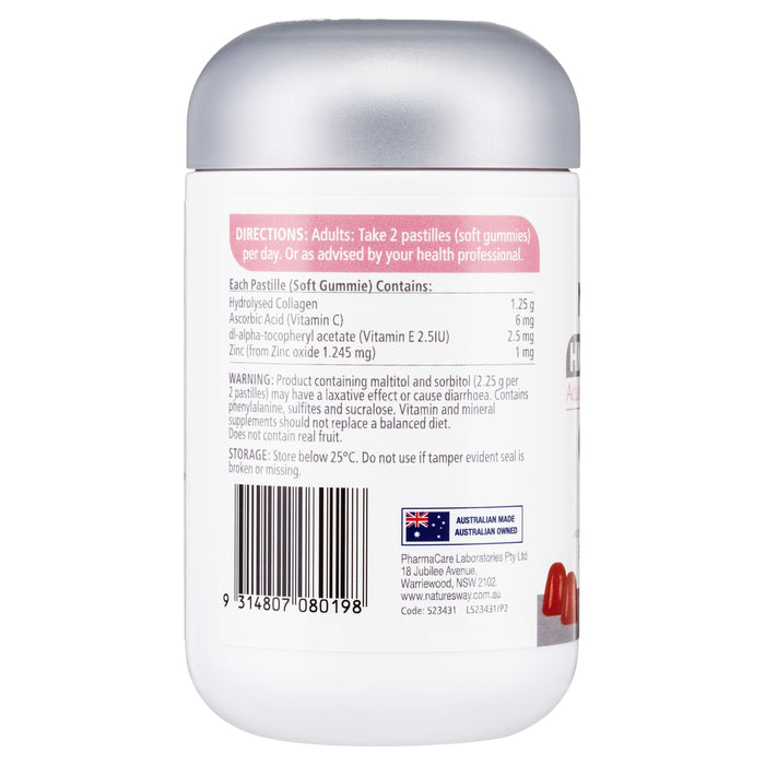 Nature's Way Collagen High Strength Sugar Free 50 Gummies