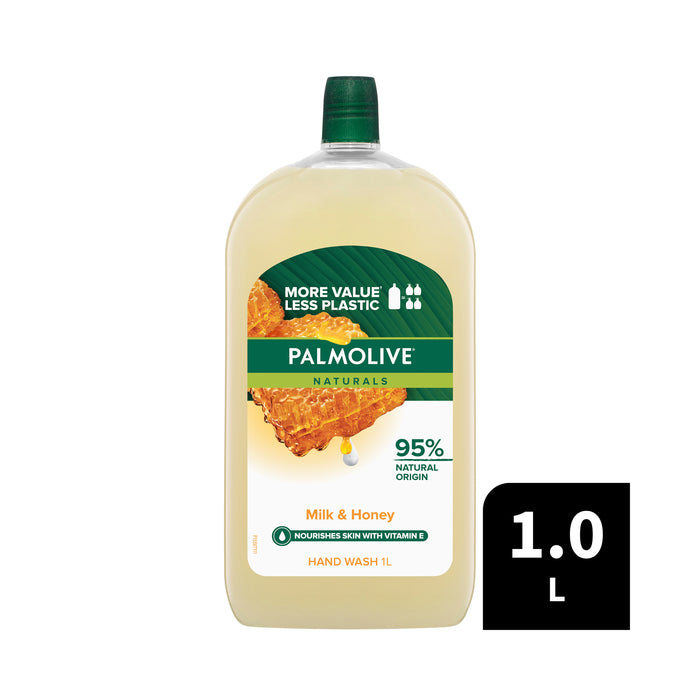Palmolive Liquid Hand Wash Refill Milk Honey 1 Litre