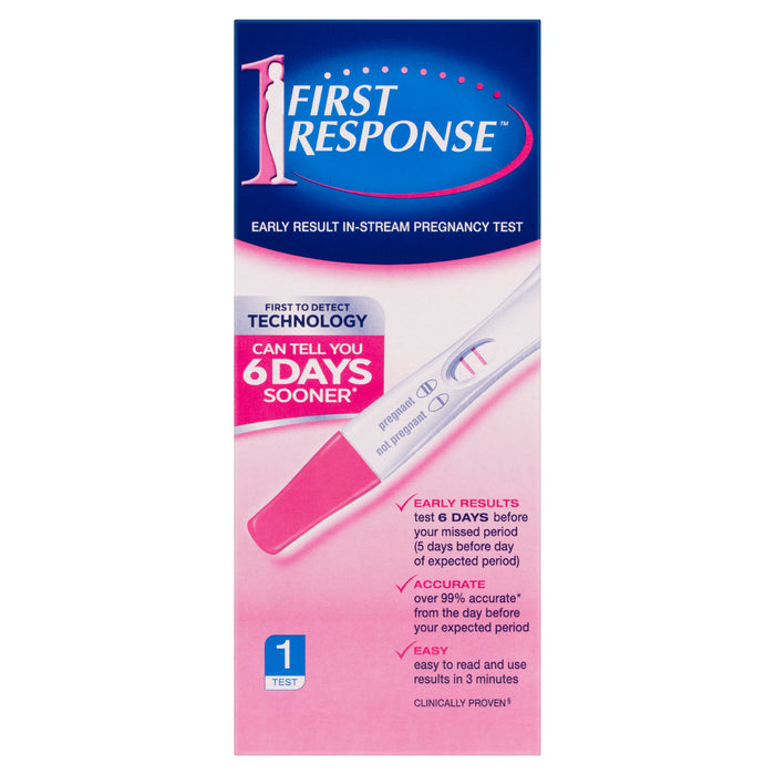 First Response Instream Pregnancy Test 1 Test.