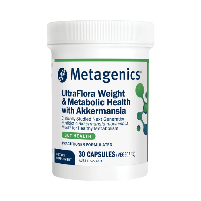 Metagenics UltraFlora Weight & Metabolic Health with Akkermansia 30Capsules