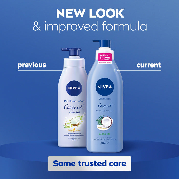 Nivea Oil Infused Lotion Coconut 400ml
