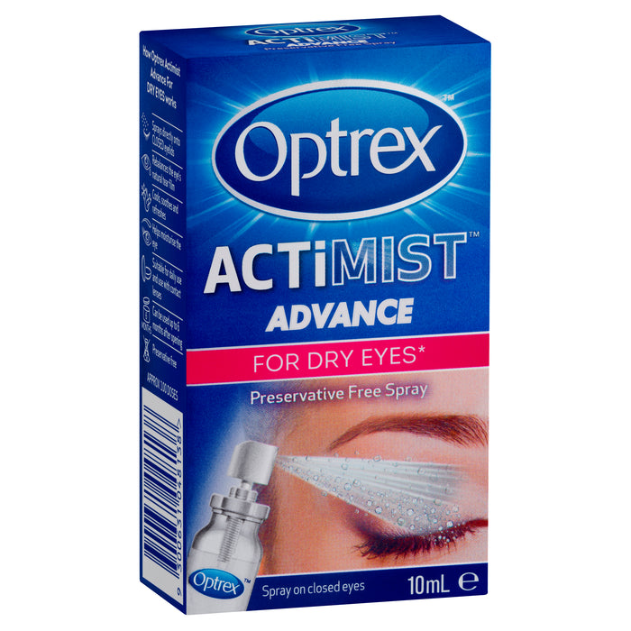 Optrex Actimist Advance For Dry Eyes 10ml.