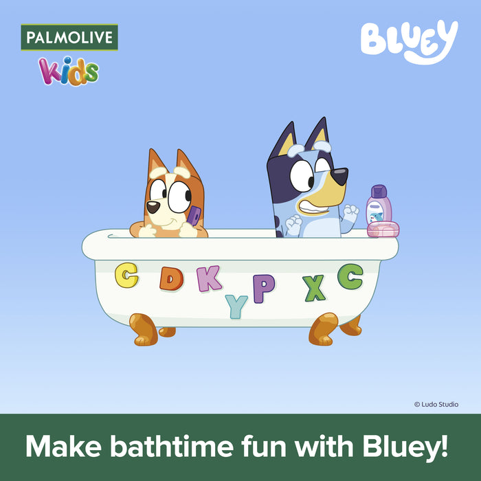 Palmolive Kids Bluey 3 in 1 Berrylicious Body Bath & Hair 1 Litre