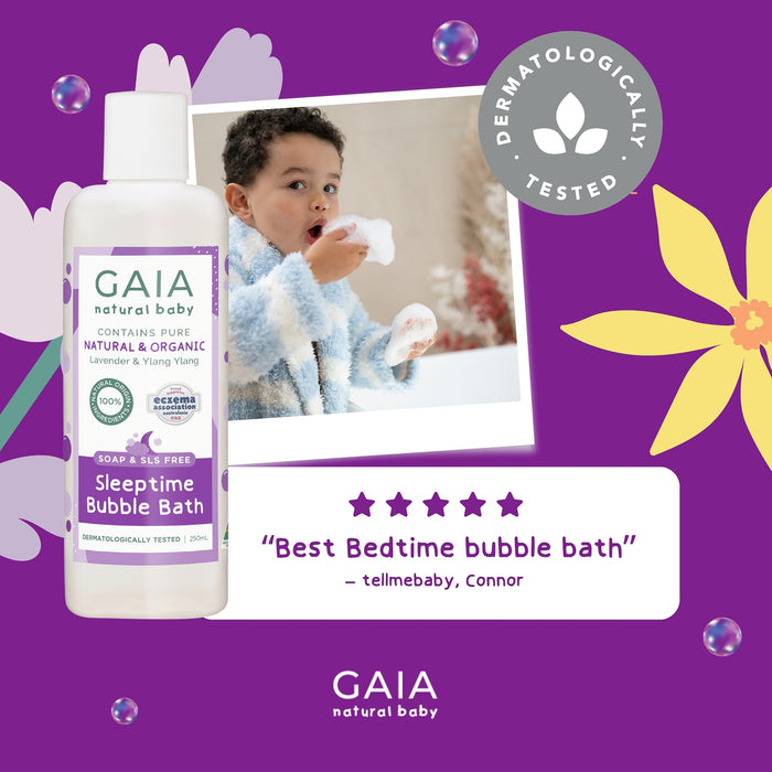 Gaia Natural Baby Sleeptime Bubble Bath 250ml