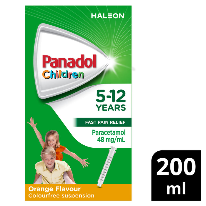 Panadol Children's 5-12 Years Orange 200ml