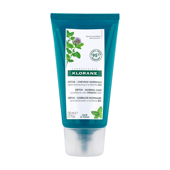 Klorane Detox Normal Hair Organic Mint Conditioner 150ml