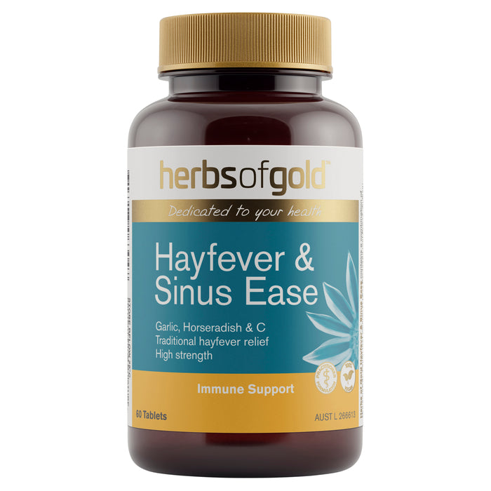 Herbs Of Gold Hayfever & Sinus Ease 60 Tablets