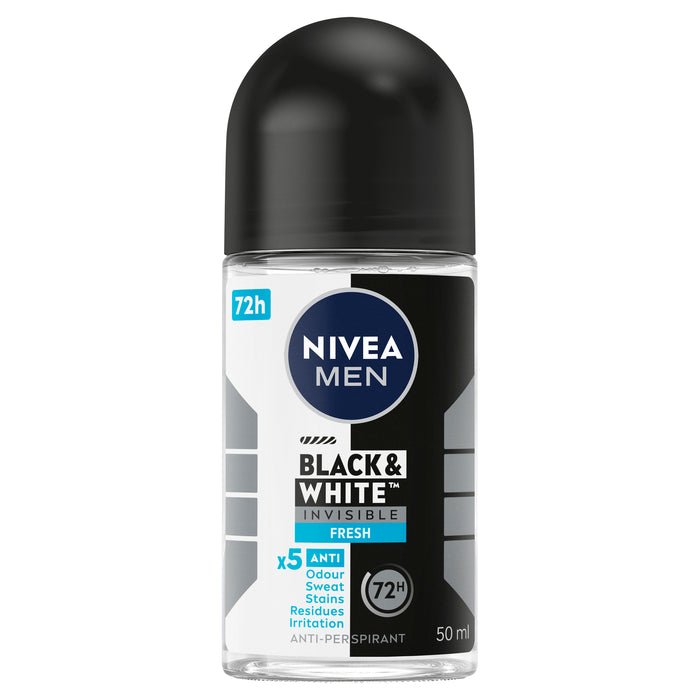 Nivea Men Deodorant Black & White Fresh Roll On 50ml