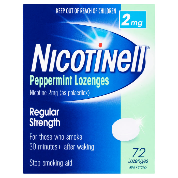 Nicotinell Mint 2mg Lozenges 72 pack
