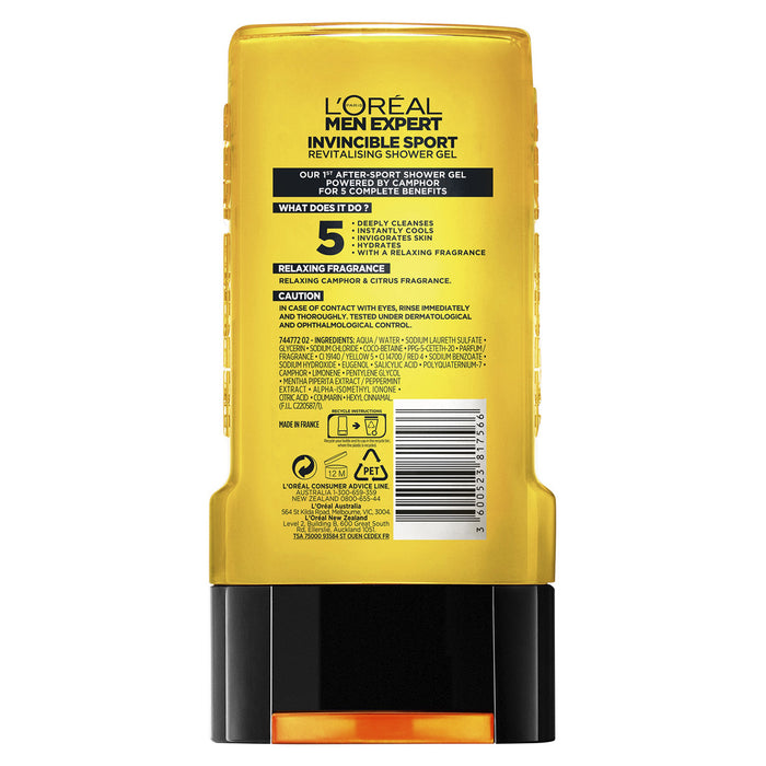 L'Oreal Men Shower Gel Invincible Sport 300ml.