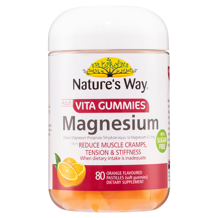 Nature's Way Magnesium 80 Gummies.