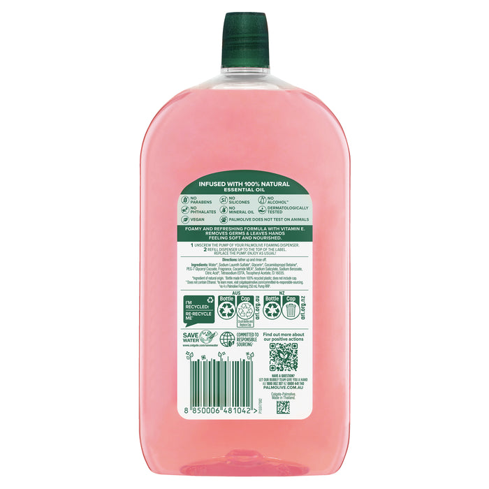 Palmolive Hand Wash Naturals Foaming Cherry Blosson 1  Litre