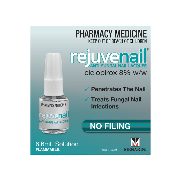 Rejuvenail Antifungal Nail Lacquer Bottle 6.6ml