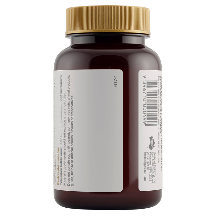 Herbs Of Gold Iodine Max 60 Tablets
