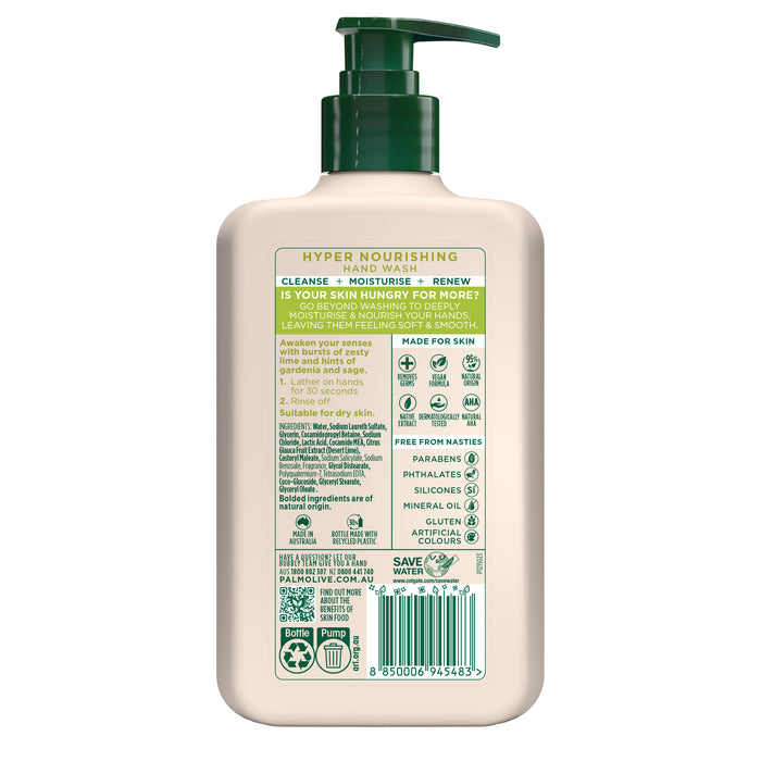 Palmolive Skin Food Hyper Nourishing Hand Wash Desert Lime 500ml.
