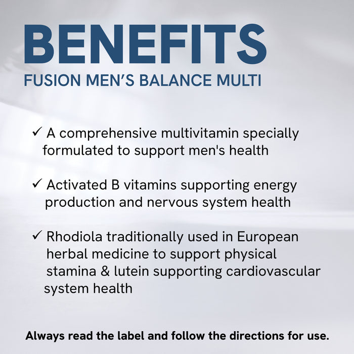 Fusion Men's Balance Multivitamin 60 Tablets